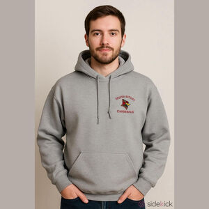M. J. Soffe Gray Cardinals Hoodie Size L